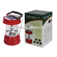 factory price solar led lantern , led solar lantern, solar lamp with fm radio